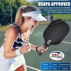Pickleball Paddles Set  Carbon Fiber Pickle Ball Paddle  Usapa Approved Lightwei