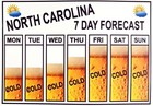 Beer Weather Forecast  refrigerator   Magnets - 48 Different States - Two Sizes