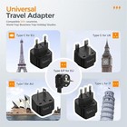 220v To 110v Converter Travel Voltage Converter Withusb Universal Travel Adaptor