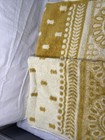 Rare Vintage Lot 2 Cannon Monticello Gold Cream Medallion Bath Towels