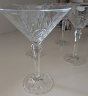 4 Fifth Avenue Portico Crystal Martini Glasses Margarita Retired New In Box Vntg
