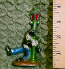 Vintage Antique Drunk On Lamp Post Figural Cast Iron Bottle Opener Novelty Hobo