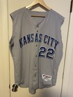2004 Mlb Holo Kc Royals Juan Gonzalez Game Worn Team Issued Autographed Jersey