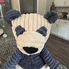 Jellycat Cordy Roy Blue   White Panda Bear Corduroy Soft Toy Animal 16  Rare Htf