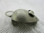 Vintage Estate Jewelry Beau Sterling Silver Tiny Mouse Rat Brooch Pin