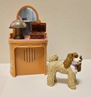 Vintage Fisher-price Loving Family Dollhouse Furniture Girl Bedroom Set