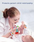 Soft Baby Wrist Rattle Foot Finder Socks Set cotton And Plush Stuffed Infant    