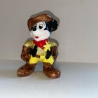 Vintage Disney Japan Mickey Mouse Sheriff Cowboy Ceramic Figurine