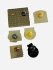 Outback Steakhouse Lot Of 6 Vintage Lapel Pins 20 Bloomin Years Bartender Bonzer