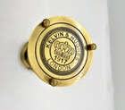 Kelvin   Hughes London 1917 Metal Empty Hourglass Brass Frame - No Sand