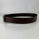 Wide Brown Genuine Italian Leather Belt - Made In Usa - Women s Size 32
