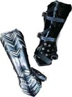 Medieval Armor Steel Arm Guard Crusader Bracers Spartan In Black Colour