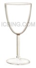 Unbreakable Crystal Clear Plastic Wine Glasses 9 Oz Wine Glass Set Of 4   1 Free