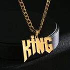 10mm Personalize Name Pendant Necklace Cuban Link Chain Custom Gift Mens Jewelry