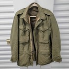 Vtg Korean War Era M-1951 M-51 Field Jacket Shell W  Liner  Military Wool Reg