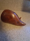 Toothpick Holder 1960- Teakwood Carved Mouse Figurine-  Made In Costa Rica - Art