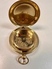 Nautical Vintage Maritime Antique 2 Inches Brass Directional Pocket Compass