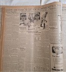 Oct 1921 New York Herald Bound Newspaper Babe Ruth World Series