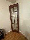 Wooden Oak 12 Panel Glass Antique Door  Eras 