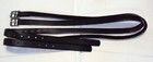 Wintec Stirrup Leathers - Black - Roller Buckles - 1  Wide X 60  Long - New