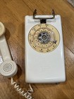 Vintage Bell System Western Electric White Rotary Dial Wall Phone Telephone