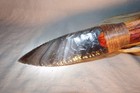 Large Subtle Sheen Obsidian Paleo Dagger Knife Manzanita Handle Flint Knapping