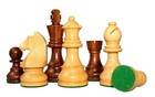 Indian Wooden Chess Pieces Set King Size 2 75  Inch For Big Chess Board Gifts