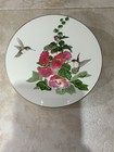 Otagiri Lacquerware Hummingbird Coaster Set Round Box W  6 Matching Coasters