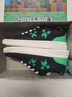 Kids  Minecraft Court Shoes Size 3 Youth Nib Black And Green Creeper