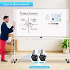 72x48 Large Magnetic Dry Erase Board On Rolling Stand