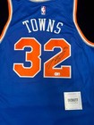 Karl-anthony Towns Signed Ny Knicks  32 Jersey Autographed Nba Beckett Authentic