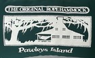 The Original Pawley   s Island Rope Hammock Pillow Large Green White 28 X 12 Nwot 