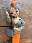 Vtg 1964 Ny World s Fair Miss New York Pose Doll 1960s Japan Airline Stewardess