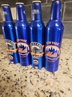 4 New York Mets Shea Stadium 1964-2008 Bud Light Aluminum Beer Bottle Empty