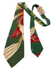 Nwt Vintage 1940s Tie Hawaiian Men s Neck Ties Swing Green Wide Rayon 45x3 2 