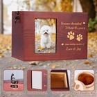 Pet Memorial Urns For Dog Or Cat Ashes With Hair Keepsake Box  Large 