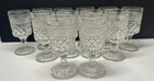 Wexford Claret Anchor Hocking Wine Glasses Barware Criss Cross Vintage 5 3 8  12