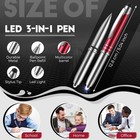 Chinco 5 Pcs Stylus Pen With Led Light  3 In 1 Touchscreen multicolor