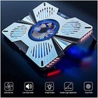Laptop 12-17  Cooling Pad With 5 Quiet Fans  Dual Usb Port  Adjustable Fan Speed