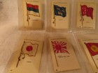 C 10 1909-american Tobacco Sovereign Cigarettes Factory 649 Silk National Flags