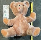 Eden Toy Inc  Bear Plush Stuffed Animal 15-16    Brown Teddy 1990s Sitting Vint 