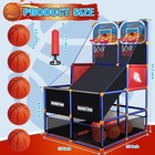 Led Arcade Basketball Game Set W electronic Scoreboard For Kids 2 Players  Bo   