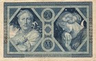 Xxx-rare Genuine German Empire 20 Mark Banknote  From 1915 Fine Con Ww I   