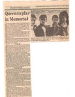 Queen Original Newspaper Clipping For 1980 Syracuse  Ny Concert    The Game Tour