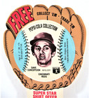 Vintage 1977 Dave Concepcion Pepsi Mlb Glove Disk Card Cincinnati Reds Old Stock