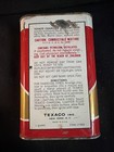 Vintage Texaco Charcoal Lighter Fluid Can 1 Quart