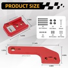 1 Pack Front And Rear Tow Hooks Compatible With Toyota Tacoma 2024 2025 2026