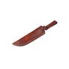 Handmade Leather Knife Sheath 8  Fixed Blade Belt Holster Custom Tooled Design