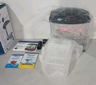 Aqueon Bettabow 1 Quick Clean Betta Bowl Aquarium Kit Black  1 Gallon  Open Box 