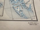 Alaska Pocket Map The Sportsman 1941 Map Of Alaska 24x17 Vintage Ketchikan